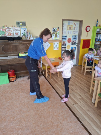 Navštívila nás paní policistka